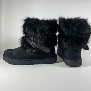 UGG Classic Buckle Mini Boot BLACK